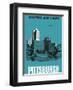 Pittsburgh, Pennsylvania USA - United Air Lines-Alf Maggee-Framed Art Print