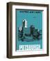 Pittsburgh, Pennsylvania USA - United Air Lines-Alf Maggee-Framed Art Print