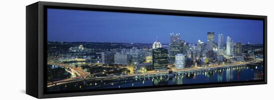 Pittsburgh, Pennsylvania, USA-Walter Bibikow-Framed Stretched Canvas