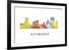 Pittsburgh Pennsylvania-Marlene Watson-Framed Giclee Print