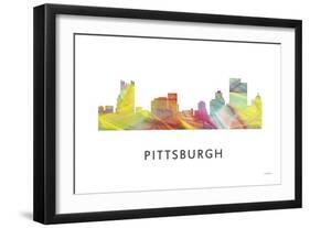 Pittsburgh Pennsylvania-Marlene Watson-Framed Giclee Print