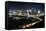 Pittsburgh's Skyline from Mount Washington at Night.-Zigi-Framed Stretched Canvas