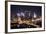 Pittsburgh's Skyline from Mount Washington at Night.-Zigi-Framed Photographic Print