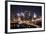 Pittsburgh's Skyline from Mount Washington at Night.-Zigi-Framed Photographic Print