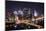 Pittsburgh's Skyline from Mount Washington at Night.-Zigi-Mounted Photographic Print