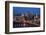 Pittsburgh's Skyline from Mount Washington at Night.-Zigi-Framed Photographic Print