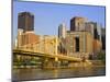 Pittsburgh Skyline and the Allegheny River, Pittsburgh, Pennsylvania, United States of America, Nor-Richard Cummins-Mounted Photographic Print