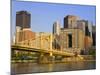 Pittsburgh Skyline and the Allegheny River, Pittsburgh, Pennsylvania, United States of America, Nor-Richard Cummins-Mounted Photographic Print