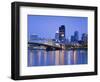 Pittsburgh Skyline and the Allegheny River, Pittsburgh, Pennsylvania, United States of America, Nor-Richard Cummins-Framed Photographic Print