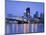 Pittsburgh Skyline and the Allegheny River, Pittsburgh, Pennsylvania, United States of America, Nor-Richard Cummins-Mounted Photographic Print