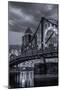 Pittsburgh Skyline Black And White-Steven Maxx-Mounted Photographic Print