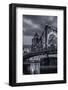 Pittsburgh Skyline Black And White-Steven Maxx-Framed Photographic Print