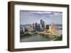 Pittsburgh Skyline during Late Afternoon-Gino Santa Maria-Framed Photographic Print