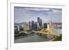 Pittsburgh Skyline during Late Afternoon-Gino Santa Maria-Framed Photographic Print