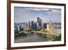 Pittsburgh Skyline during Late Afternoon-Gino Santa Maria-Framed Photographic Print