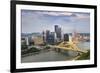 Pittsburgh Skyline during Late Afternoon-Gino Santa Maria-Framed Photographic Print