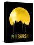 Pittsburgh Skyline Yellow-Unknown-Stretched Canvas