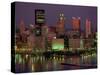 Pittsburgh Skyline-Gene J. Puskar-Stretched Canvas