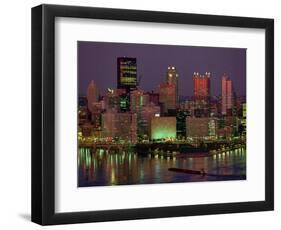 Pittsburgh Skyline-Gene J. Puskar-Framed Photographic Print