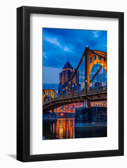 Pittsburgh Skyline-Steven Maxx-Framed Photographic Print