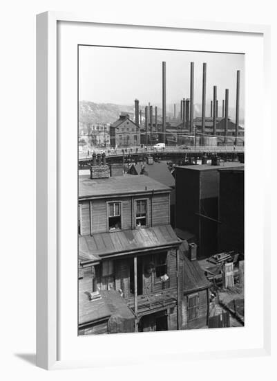 Pittsburgh Slums-Arthur Rothstein-Framed Photographic Print