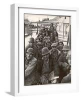 Pittsburgh Steel Workers-Margaret Bourke-White-Framed Photographic Print