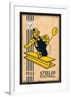 Pittsburgh Steelers - Retro Logo 14-null-Framed Poster