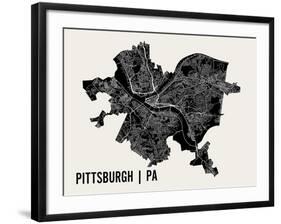 Pittsburgh-Mr City Printing-Framed Art Print