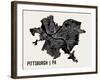Pittsburgh-Mr City Printing-Framed Art Print