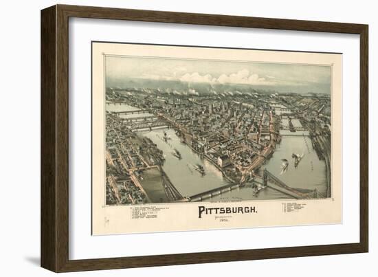 Pittsburgh-null-Framed Premium Giclee Print