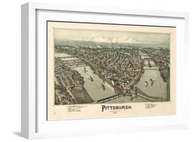 Pittsburgh-null-Framed Premium Giclee Print