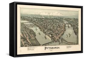 Pittsburgh-null-Framed Stretched Canvas