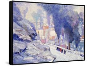 Pittsburgh-Francis Raymond Holland-Framed Stretched Canvas