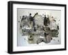 Pittsburghs Black and Gold-Lauren Moss-Framed Giclee Print