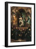 Pity and Saints-Giuseppe Maria Crespi-Framed Giclee Print