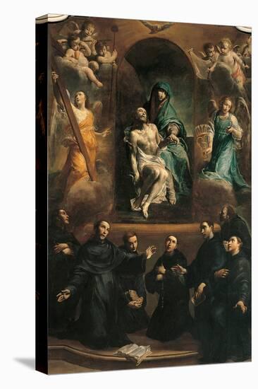 Pity and Saints-Giuseppe Maria Crespi-Stretched Canvas