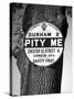 'Pity Me' Signpost-J. Chettlburgh-Stretched Canvas