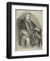 Pius IX (1792-1878). Italian Pope-null-Framed Giclee Print