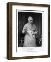 Pius IX, Blessing-Alonzo Chappel-Framed Art Print