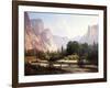 Piute Indian Camp, Yosemite, 1890-Thomas Hill-Framed Giclee Print