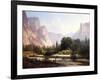 Piute Indian Camp, Yosemite, 1890-Thomas Hill-Framed Giclee Print