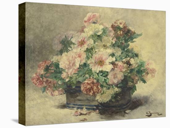 Pivoines-Georges Jeannin-Stretched Canvas
