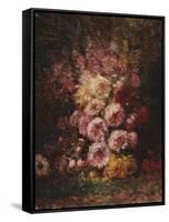 Pivoines-Félix Ziem-Framed Stretched Canvas