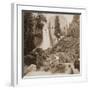 Piwayac - Vernal Fall - 300 ft. Yosemite, California, 1861-Carleton Watkins-Framed Art Print