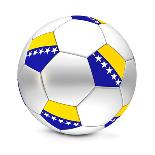 Soccer Ball/Football Bosnia and Herzegovina-PixBox-Art Print