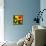 Pixel Love Heart-wongstock-Framed Stretched Canvas displayed on a wall