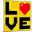 Pixel Love Heart-wongstock-Mounted Art Print