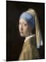 Pixelated Girl with a Pearl Earring-Studio W-Mounted Art Print