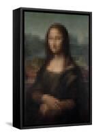 Pixelated Mona Lisa-Studio W-Framed Stretched Canvas