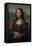 Pixelated Mona Lisa-Studio W-Framed Stretched Canvas